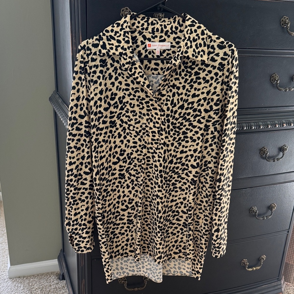 Leopard Print Blouse